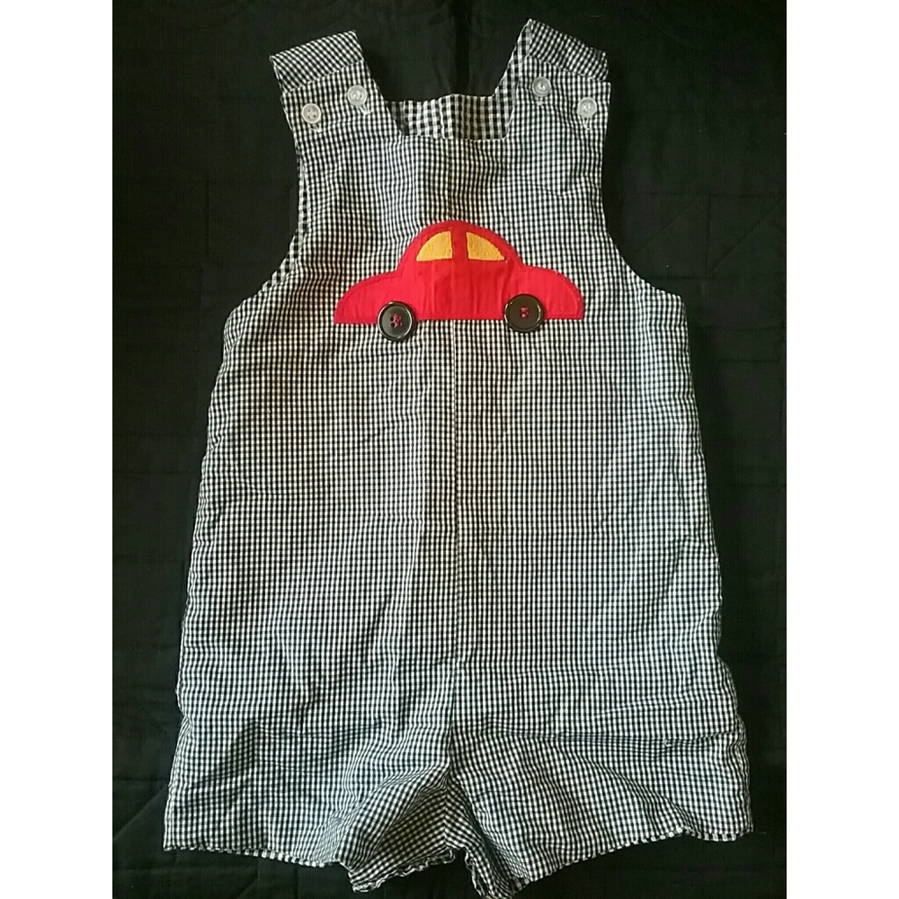 🐊🚗HP! The Bailey Boys |Toddler Boys Reversible Romper 18M